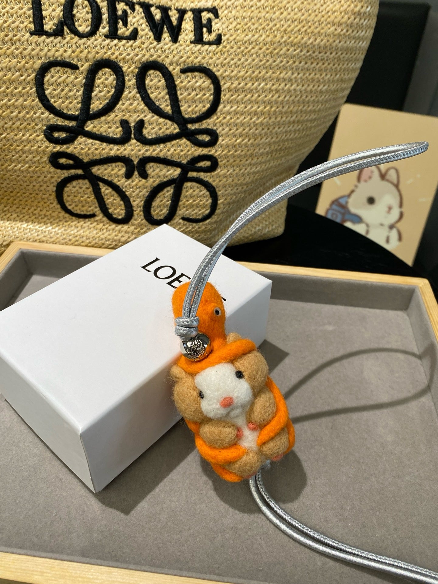 New Arrival – Felt & Leather Squid Charm