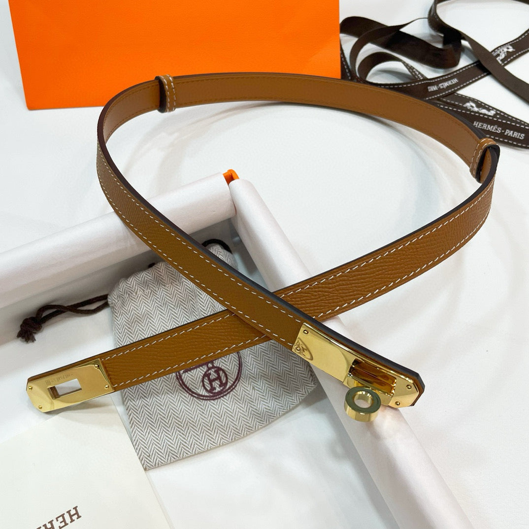 Slim Leather Waist Belt – Adjustable Fit