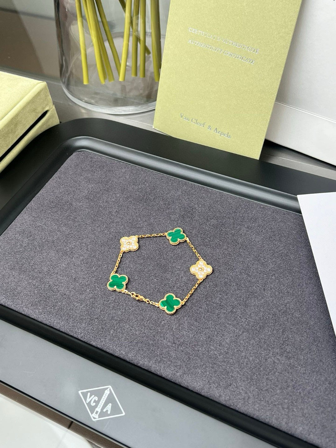 Laser-Engraved Five-Flower Bracelet (Premium quality)