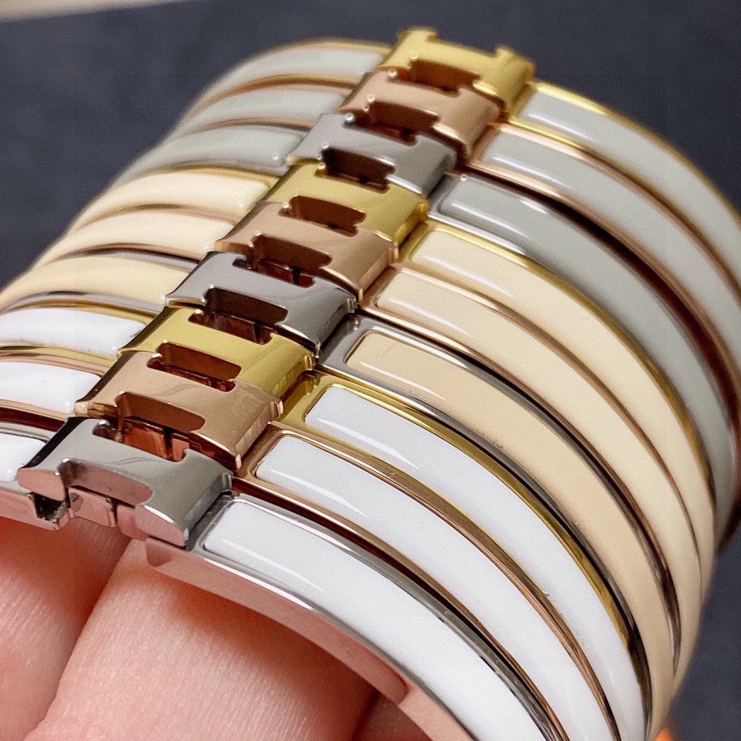 Bracelet Clic Enamel Slim Bangle – 6mm