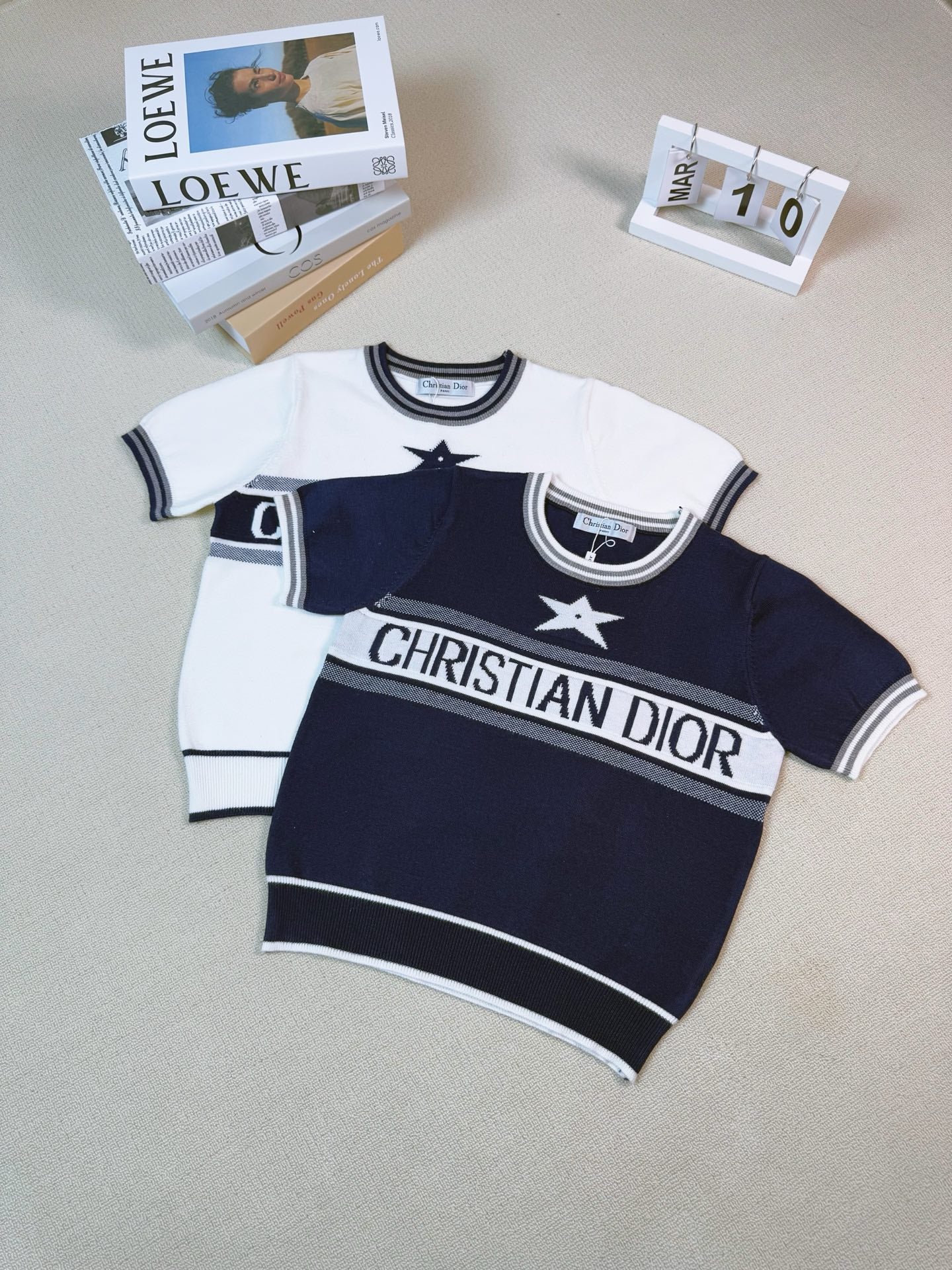 D-Spring Jacquard Knit Logo T-Shirt