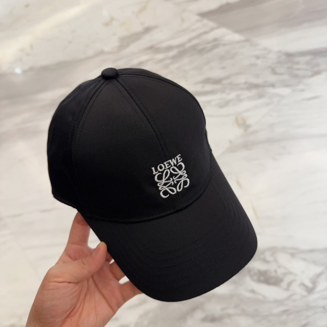 Embroidered Arch-Detail Baseball Cap