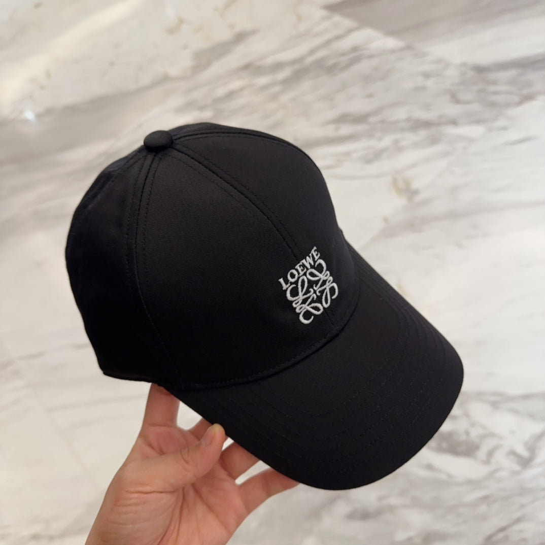 Embroidered Arch-Detail Baseball Cap