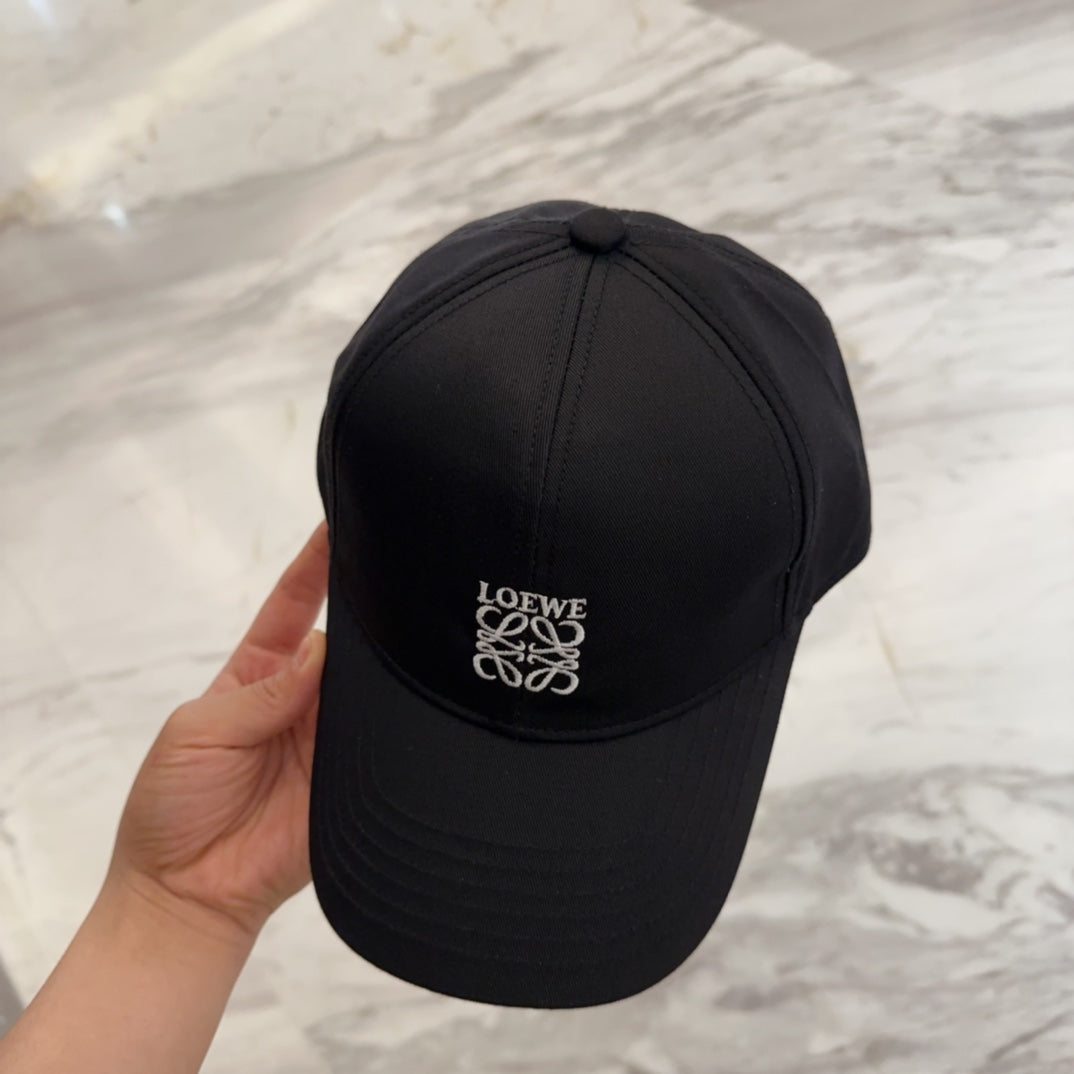 Embroidered Arch-Detail Baseball Cap