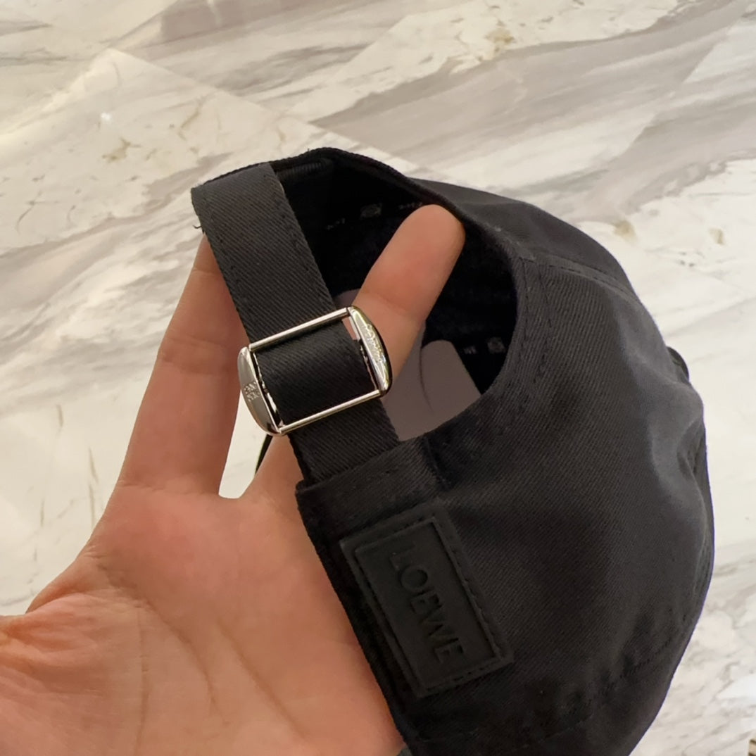 Embroidered Arch-Detail Baseball Cap