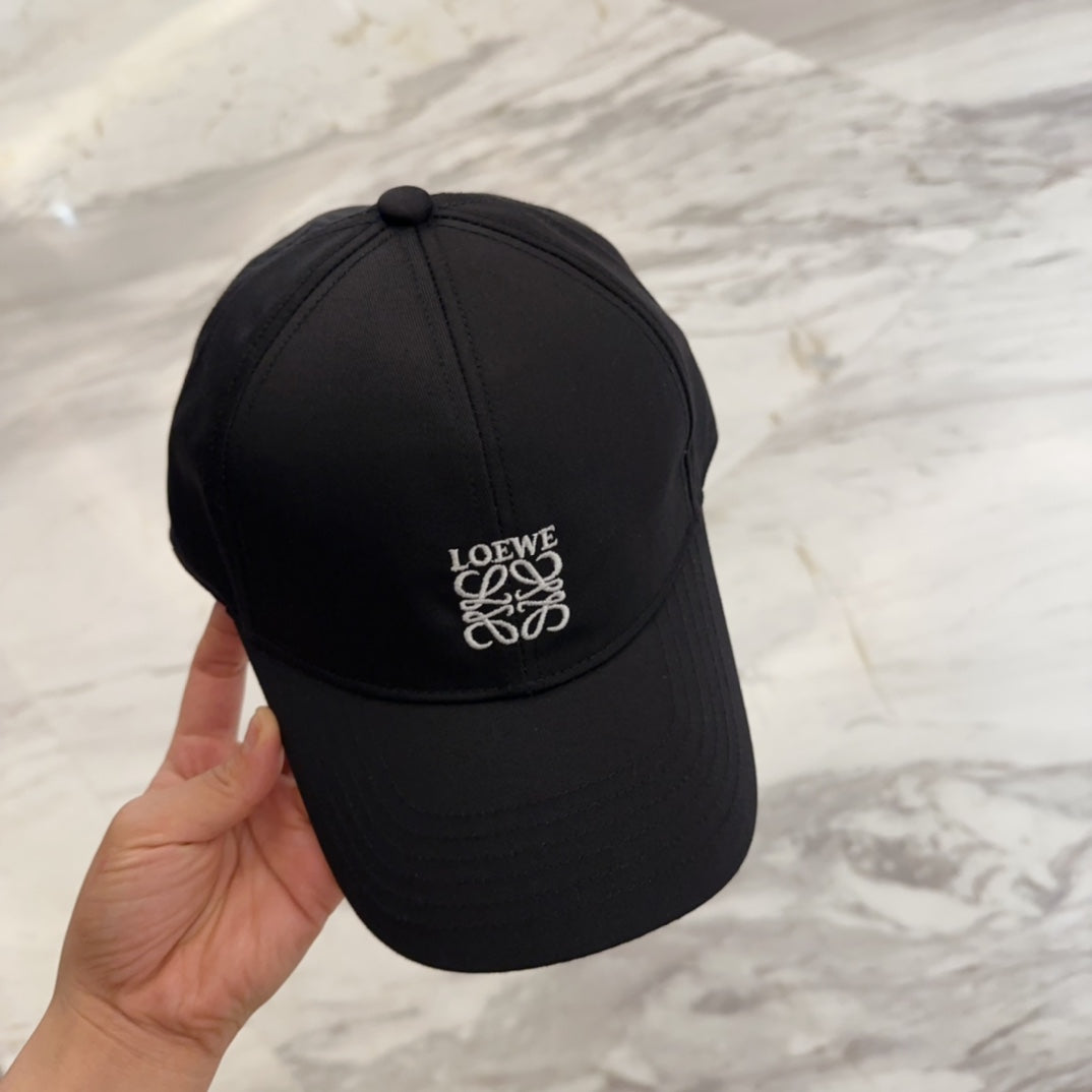 Embroidered Arch-Detail Baseball Cap