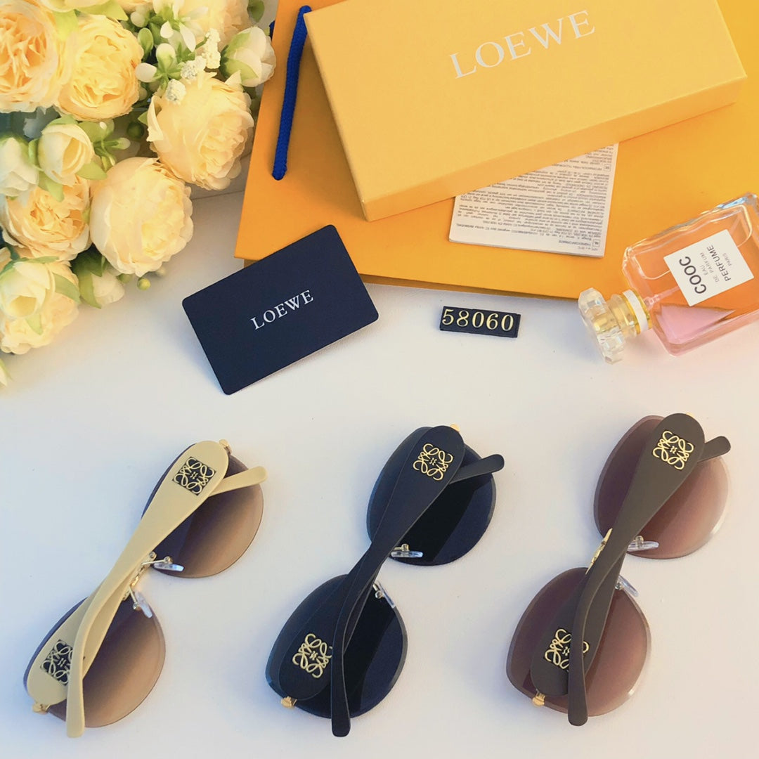 Rimless Cut-Edge Cat-Eye Sunglasses – Trendy &  Elegant