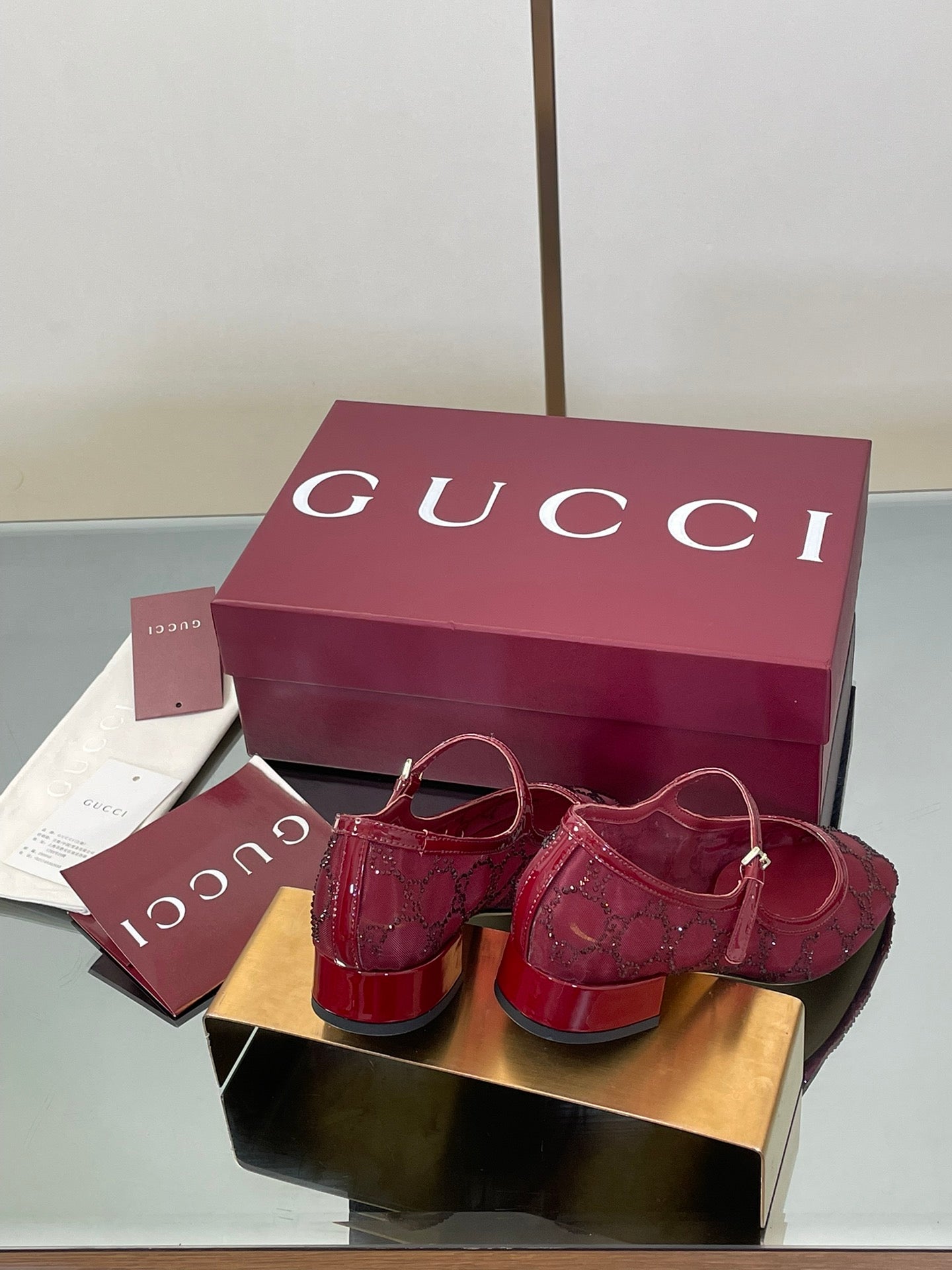 Luxury Crystal Mesh Mary Jane Flats – Early Fall 2025 Collection