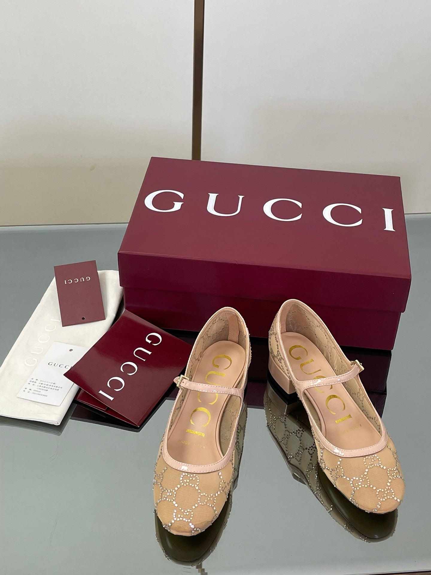 Luxury Crystal Mesh Mary Jane Flats – Early Fall 2025 Collection