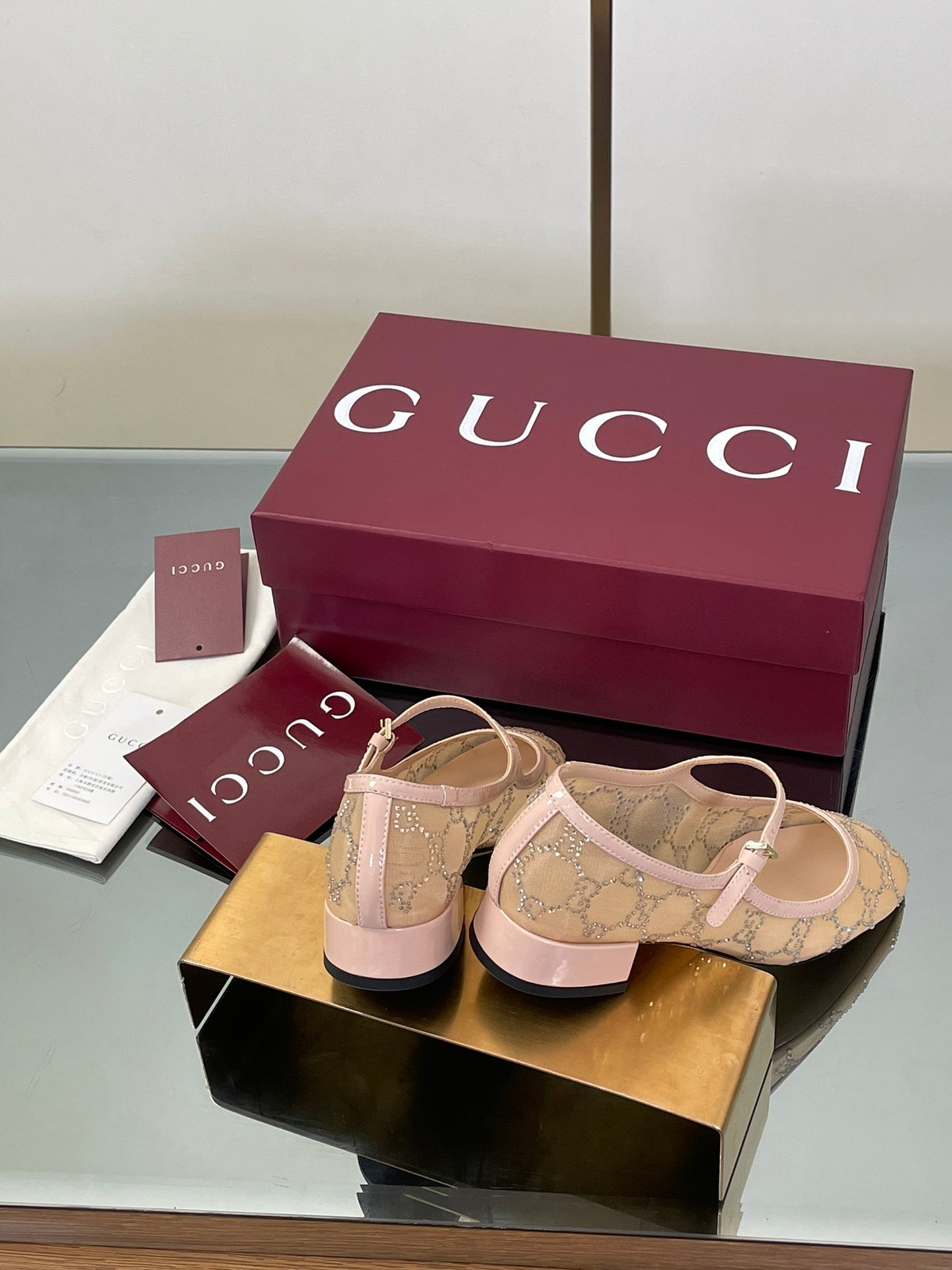 Luxury Crystal Mesh Mary Jane Flats – Early Fall 2025 Collection