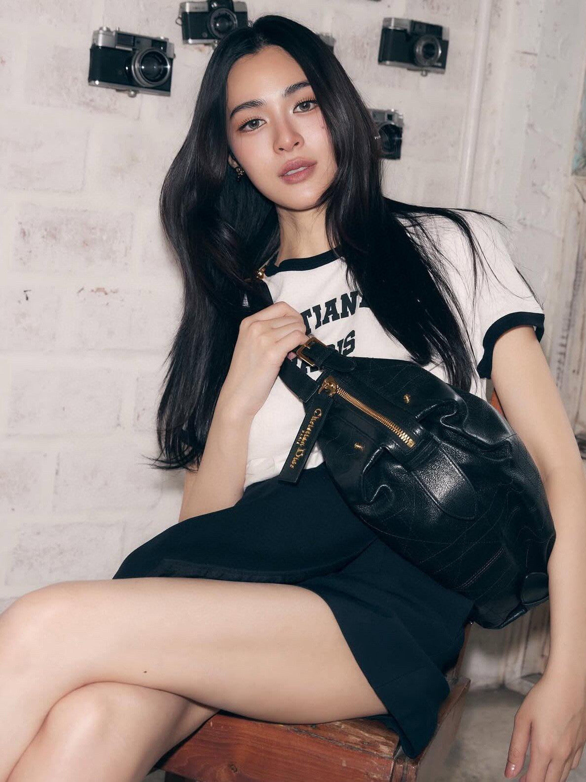 Monochrome Contrast Tee – Premium Edition