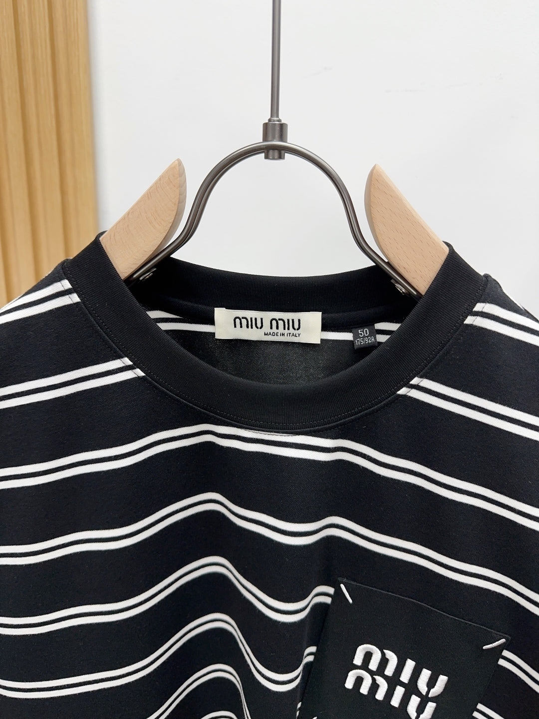 2025 Unisex Striped Knit T-Shirt – Retro College Vibes