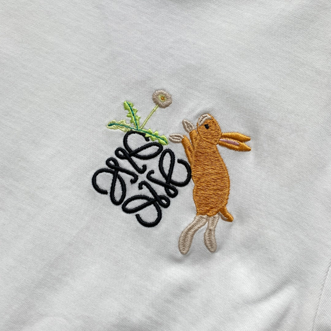 Unisex Embroidered Logo Short-Sleeve T-Shirt