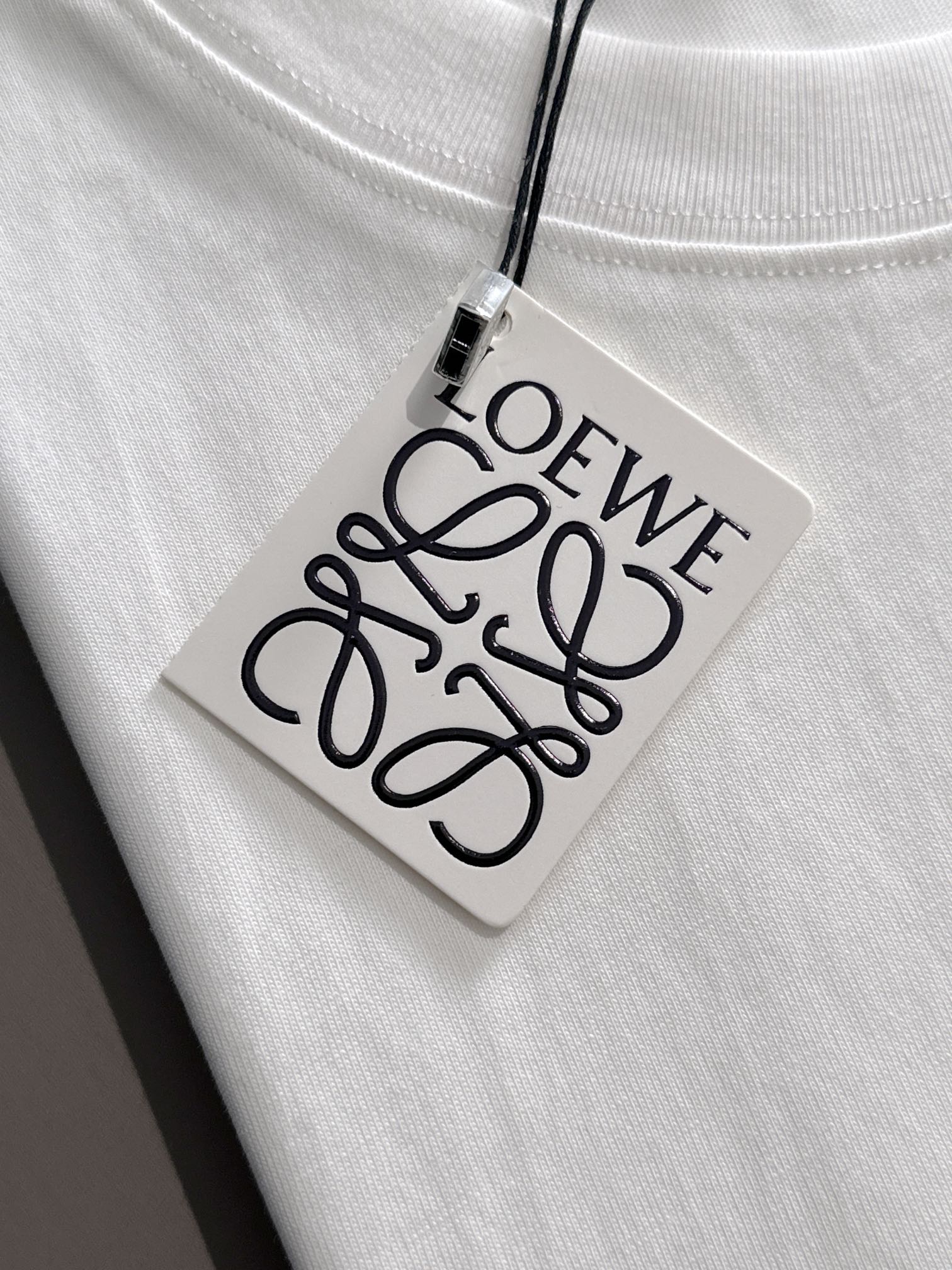 Unisex Embroidered Round-Neck T-Shirt