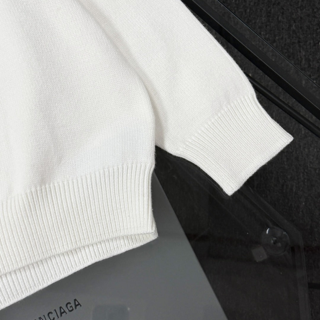 Unisex Jacquard Wool Sweater – Oversized Fit