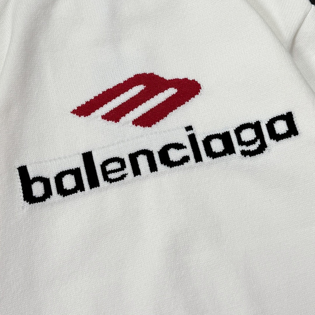 Unisex Jacquard Wool Sweater – Oversized Fit