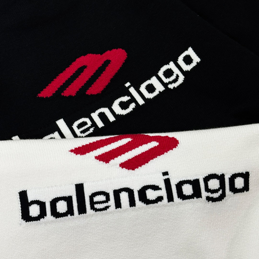 Unisex Jacquard Wool Sweater – Oversized Fit