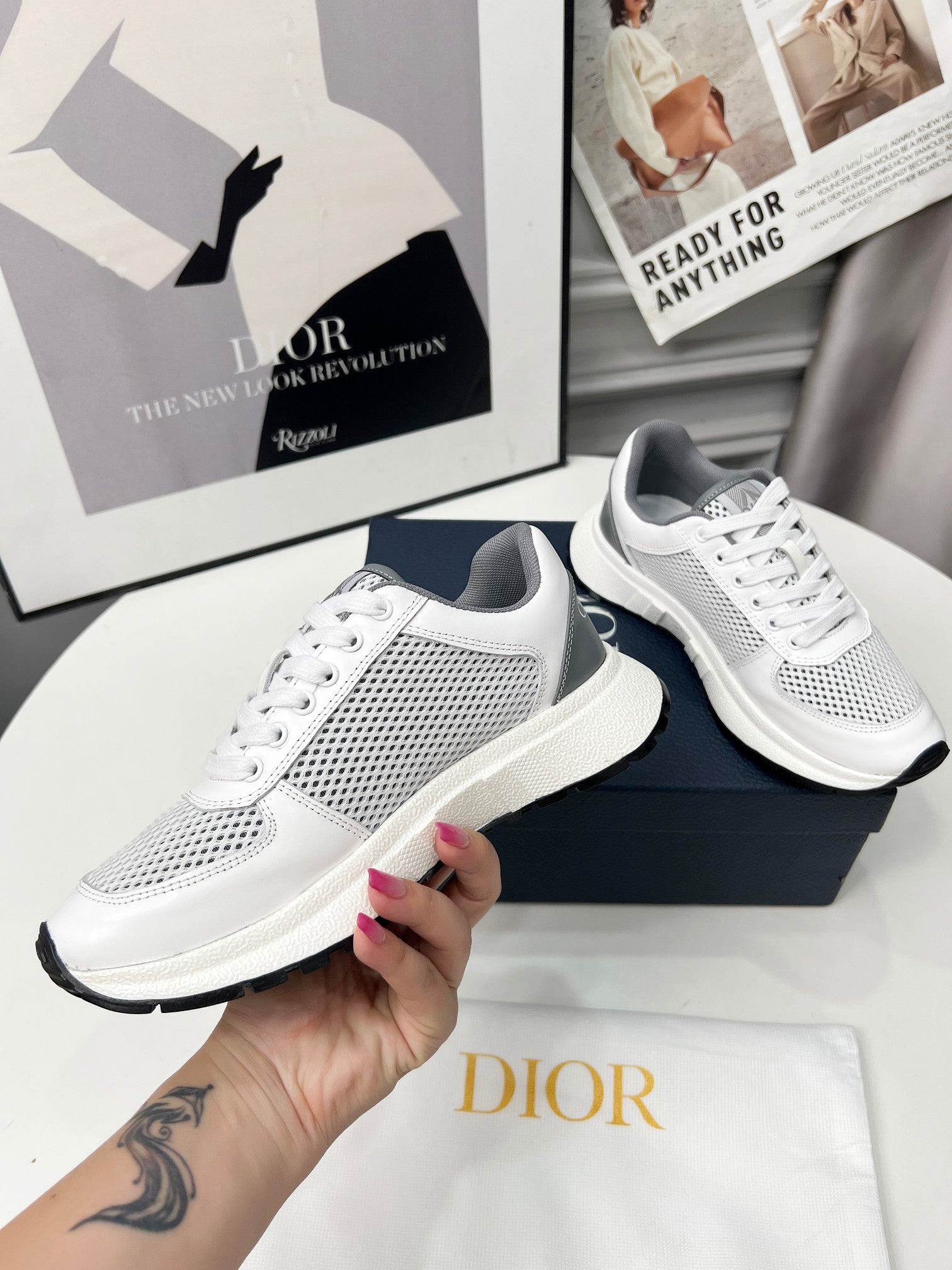2025 Knit Mesh Running Sneakers
