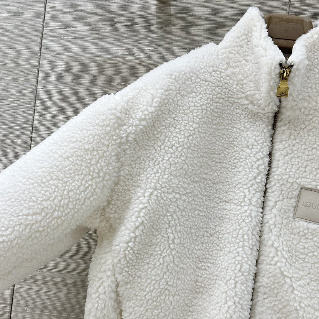 Teddy Fleece Zip-Up Jacket – Cute & Stylish