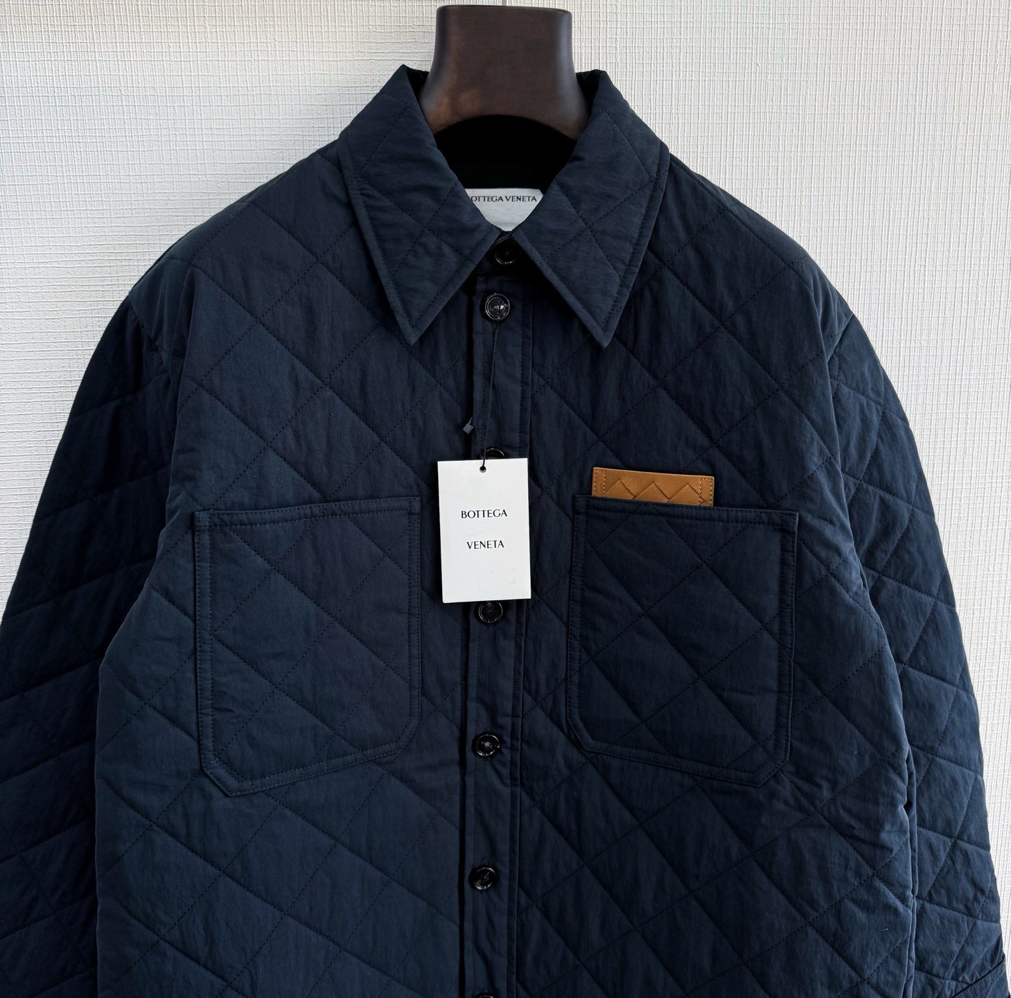 Quilted Leather Cotton Jacket