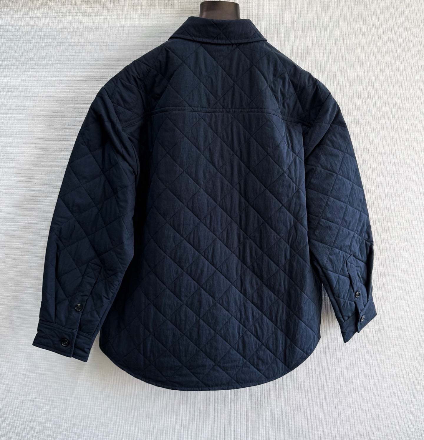 Quilted Leather Cotton Jacket