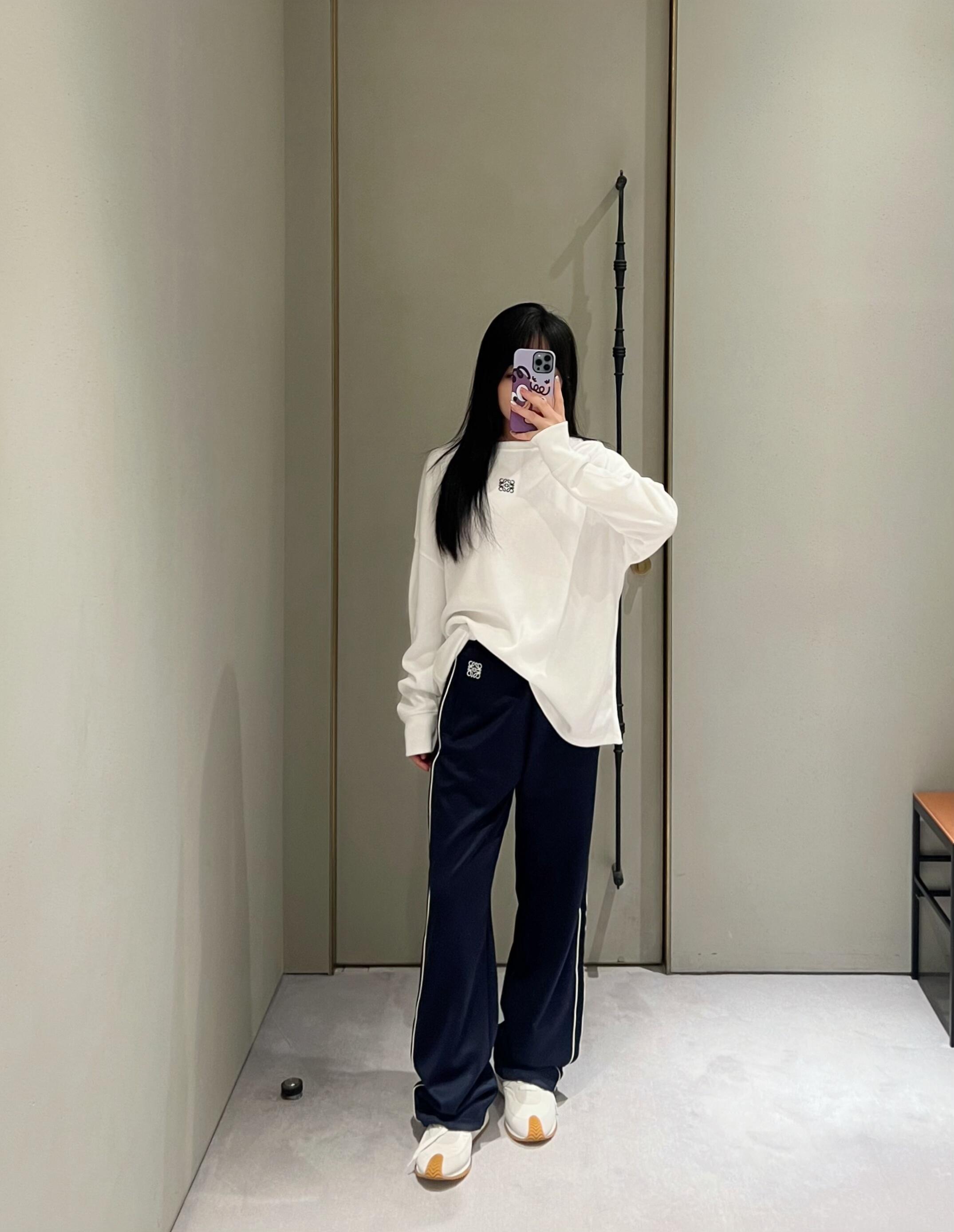 *OEWE* Tech Fabric Embroidered Tracksuit