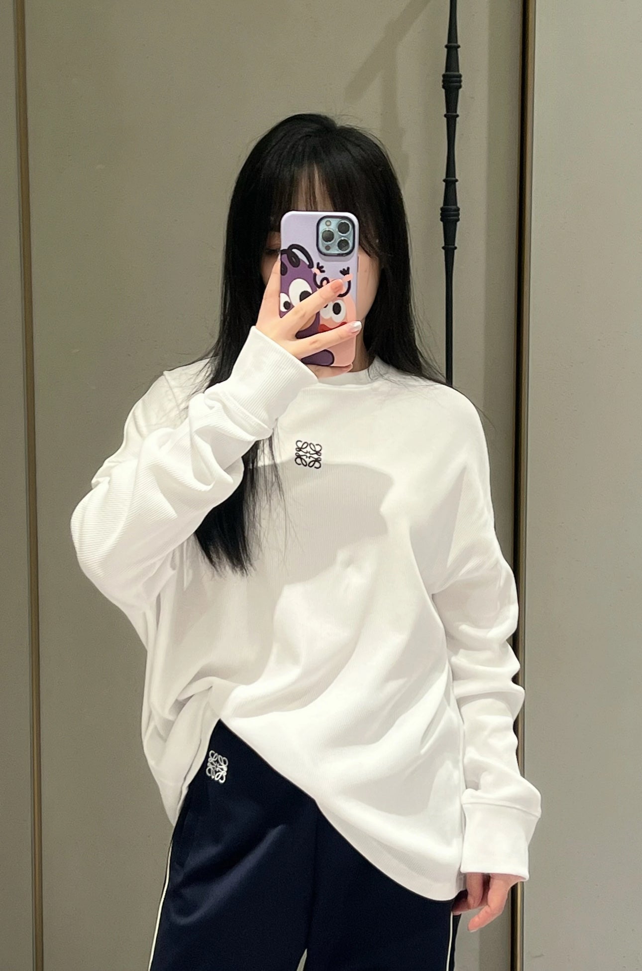 *OEWE* Tech Fabric Embroidered Tracksuit