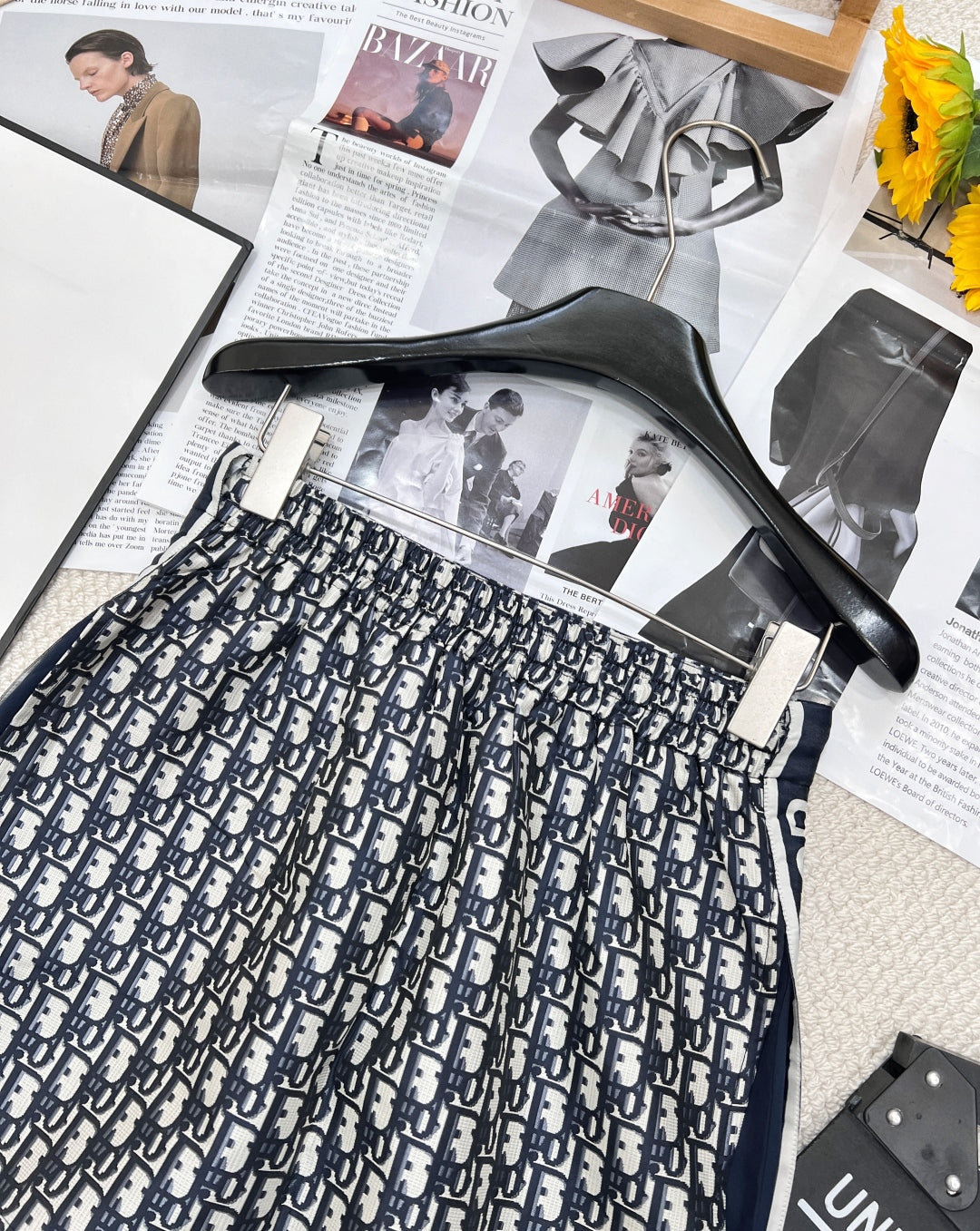 D Chic & Timeless Logo Jacquard Skirt