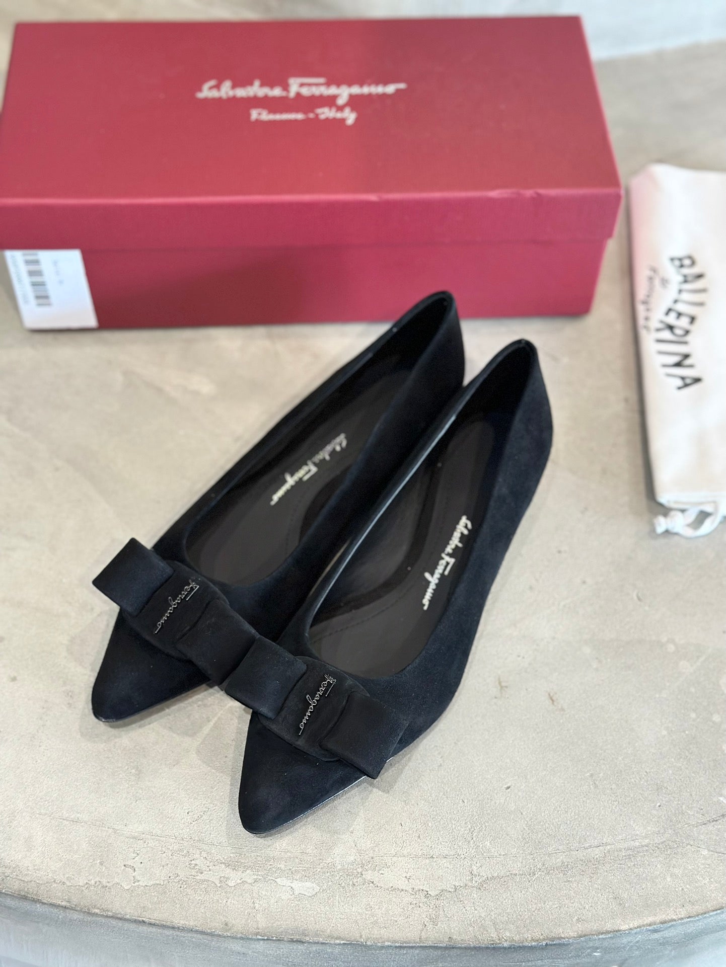 SF Viva Pointed-Toe Ballet Flats