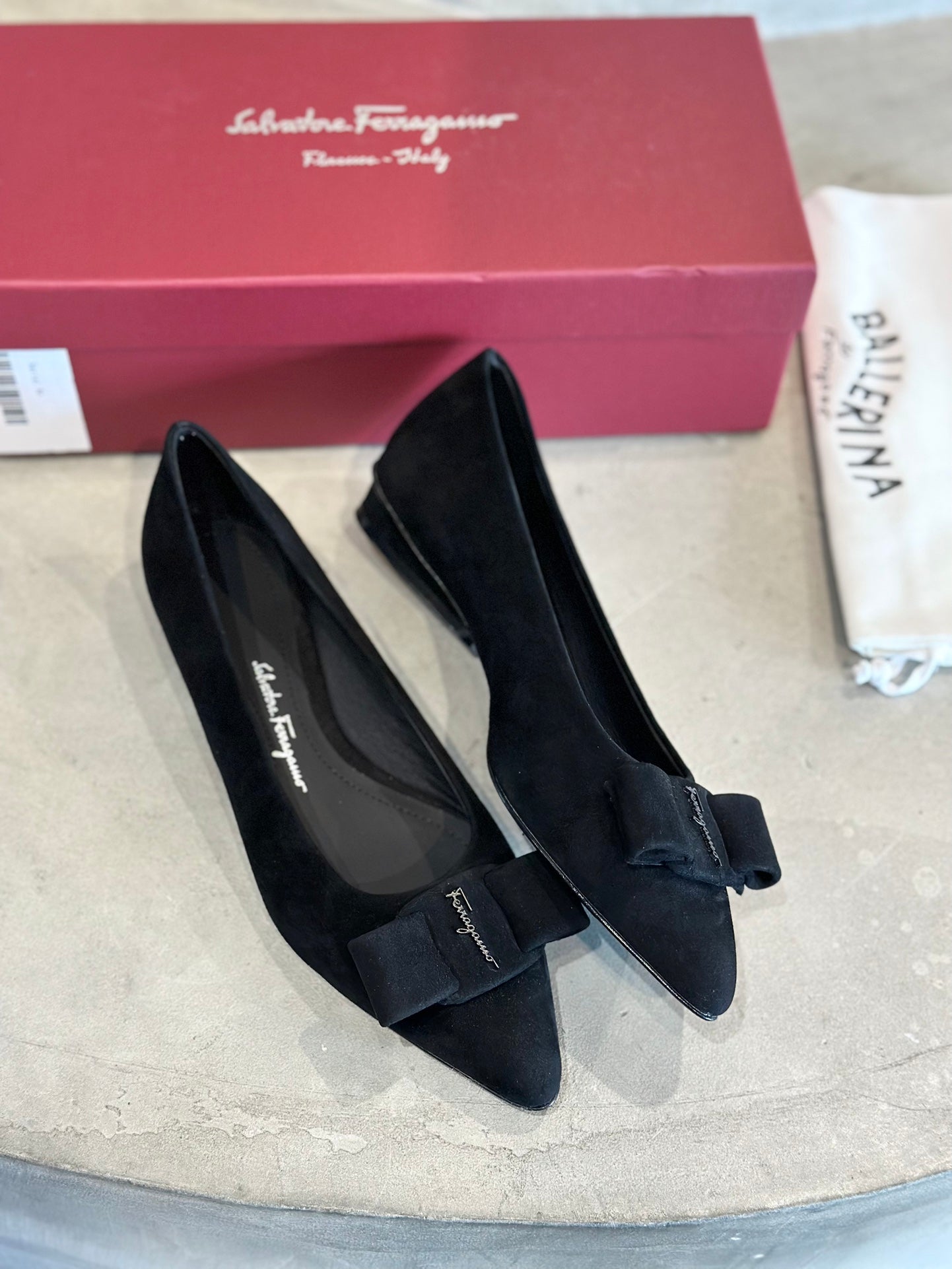 SF Viva Pointed-Toe Ballet Flats