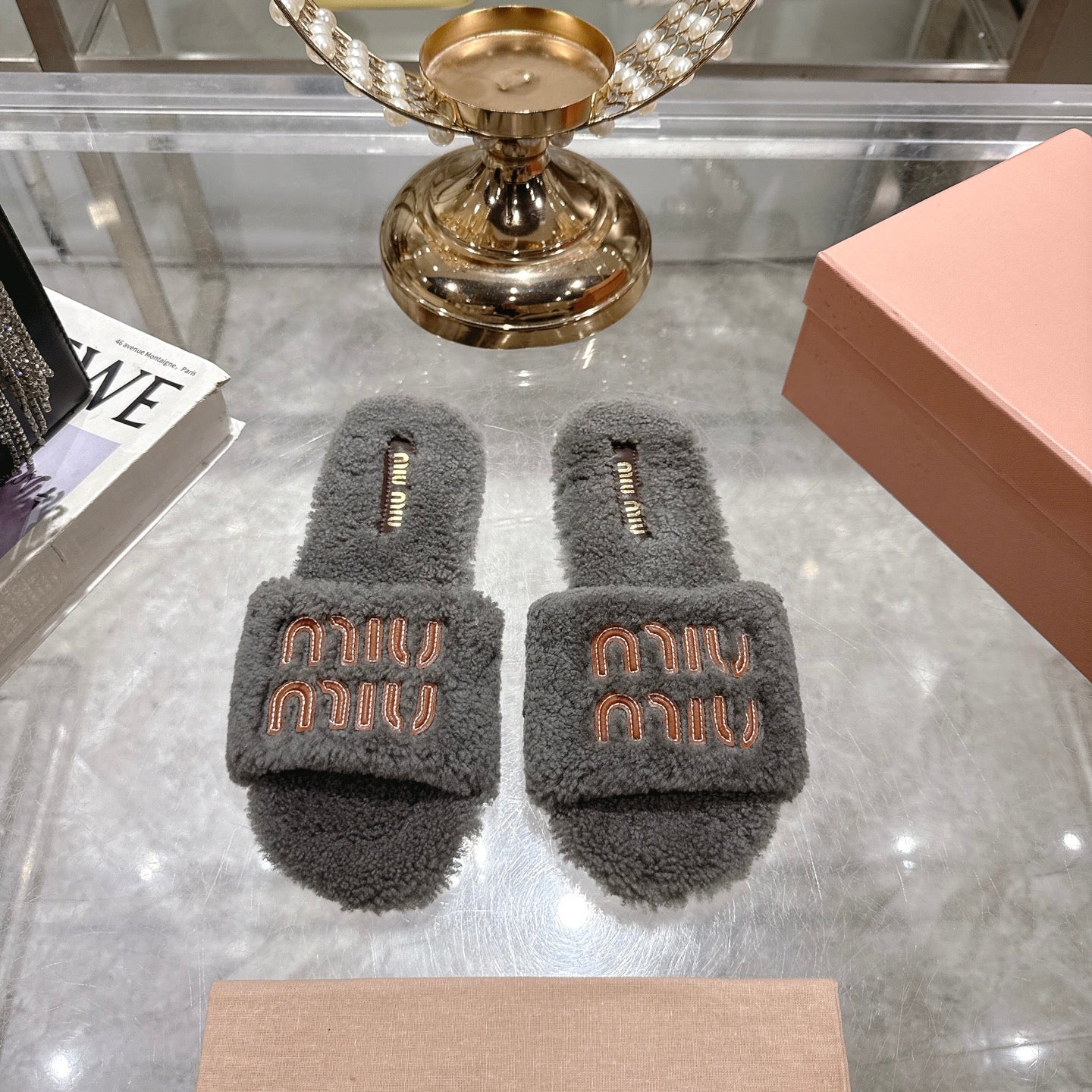 Embroidered Wool Slippers — Premium Comfort Edition