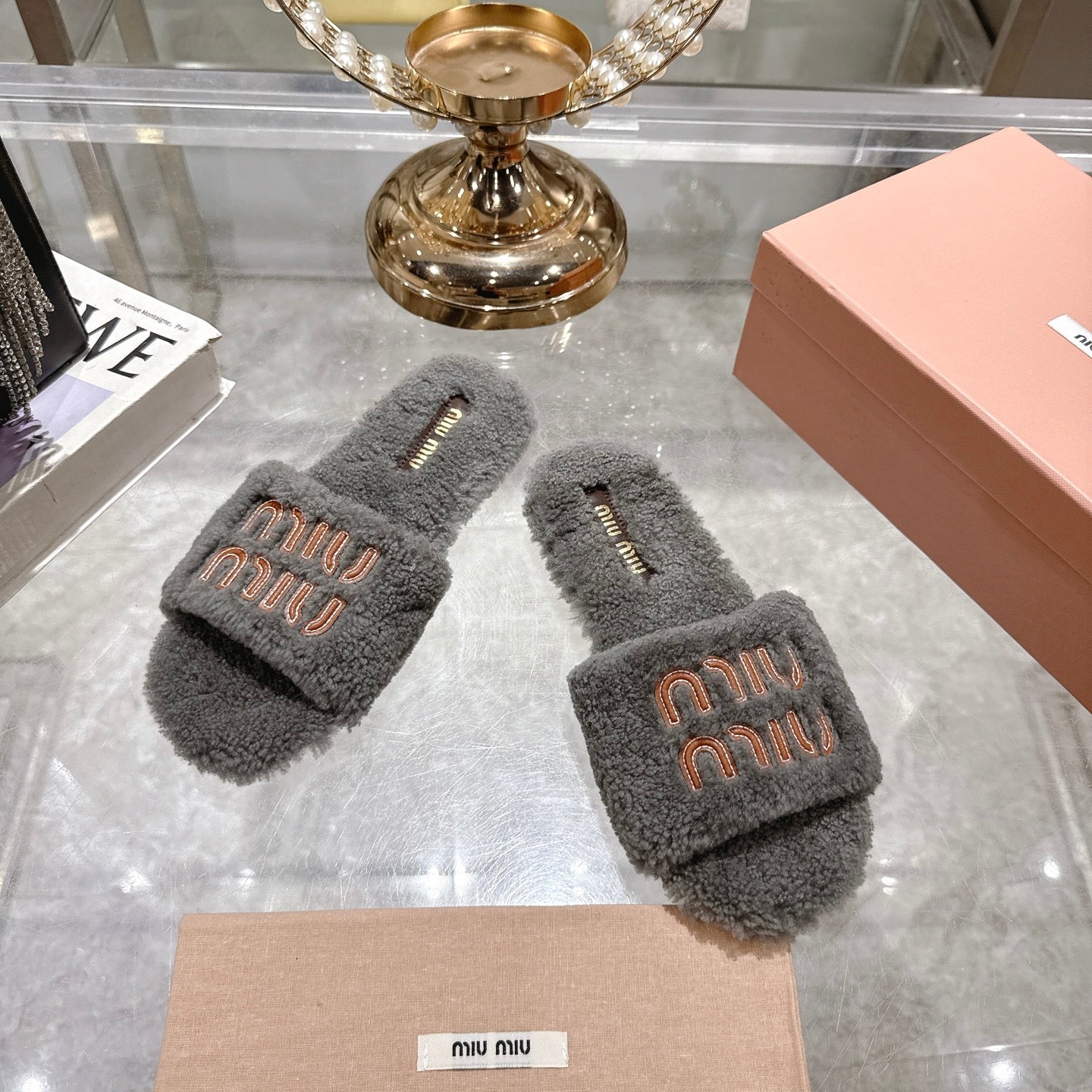 Embroidered Wool Slippers — Premium Comfort Edition