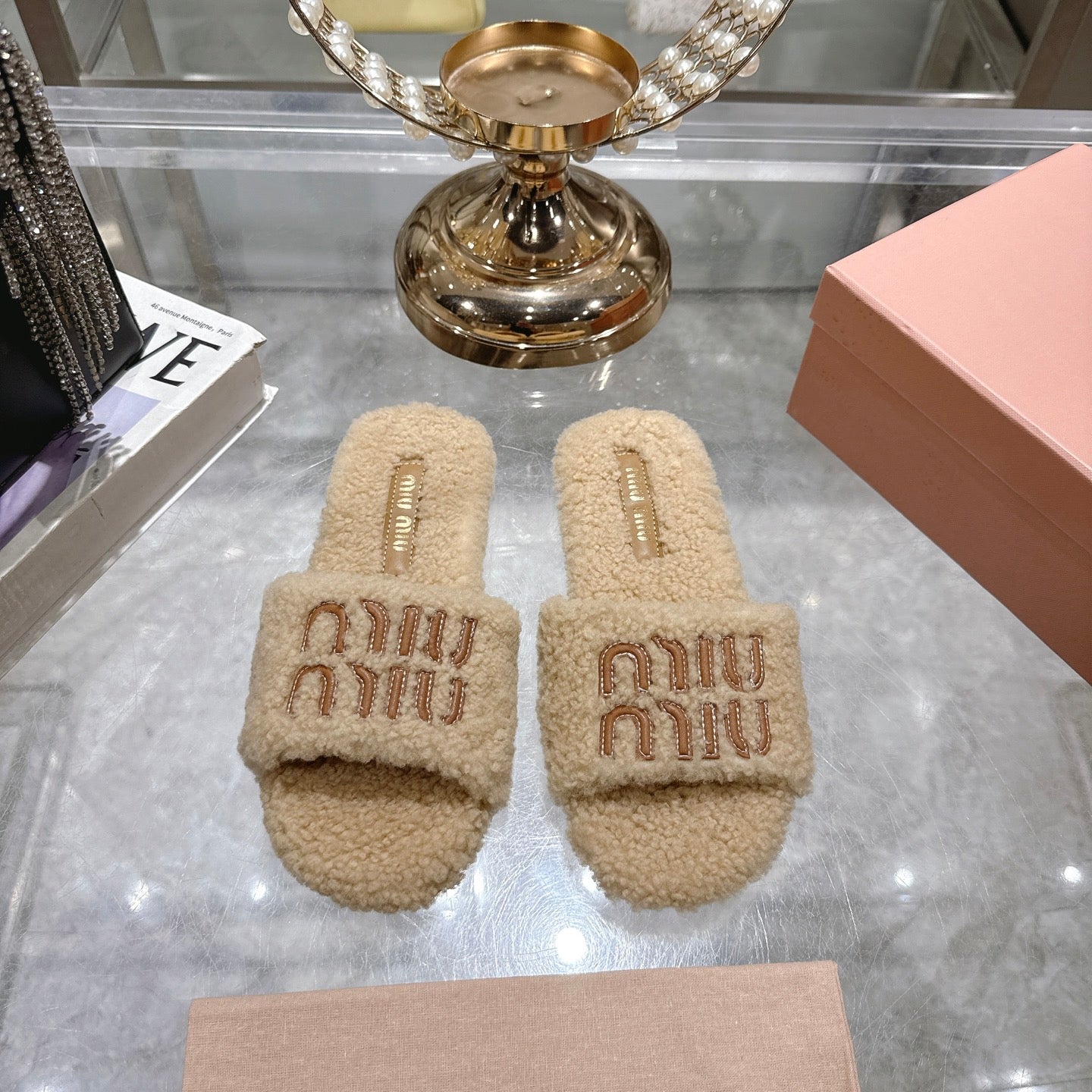Embroidered Wool Slippers — Premium Comfort Edition