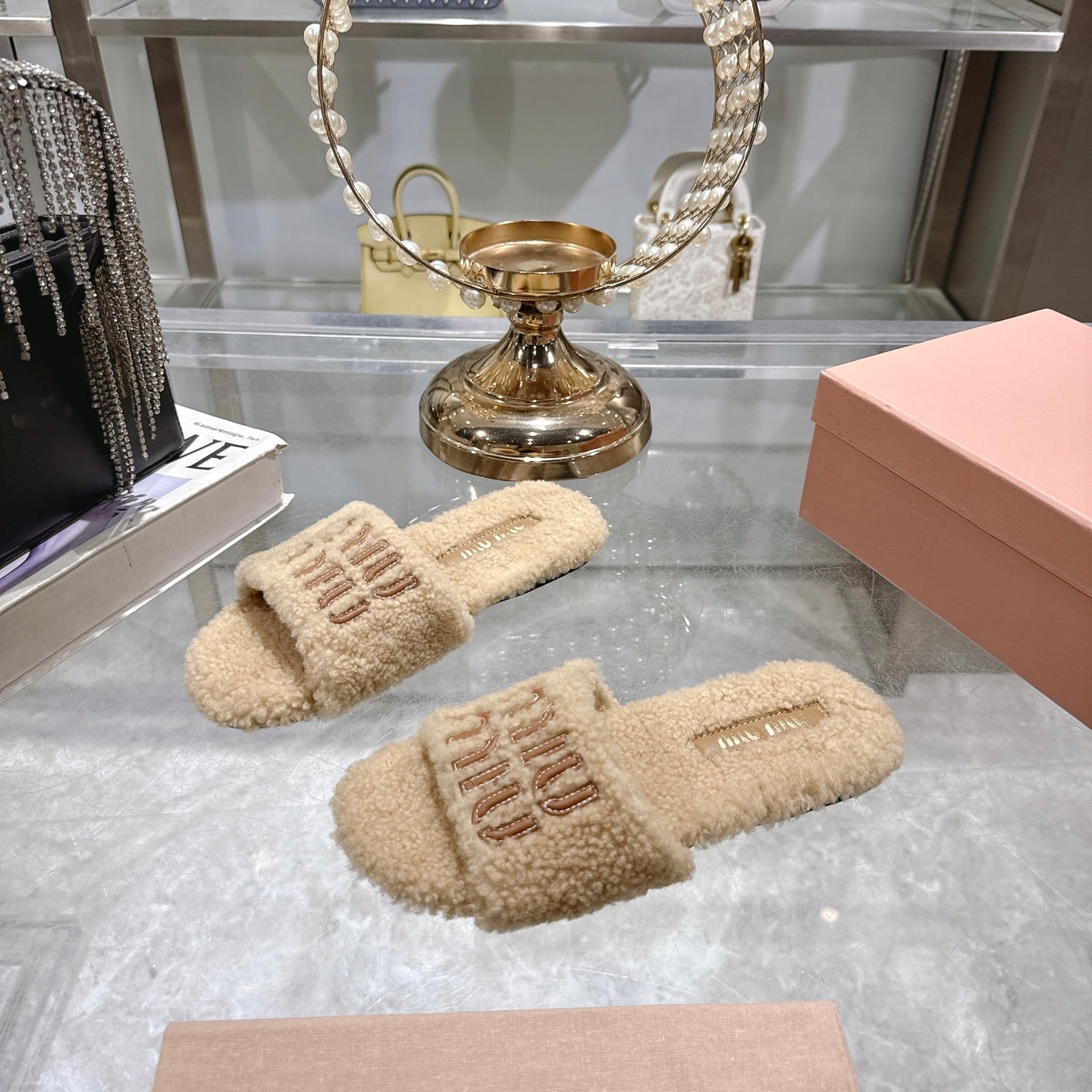 Embroidered Wool Slippers — Premium Comfort Edition