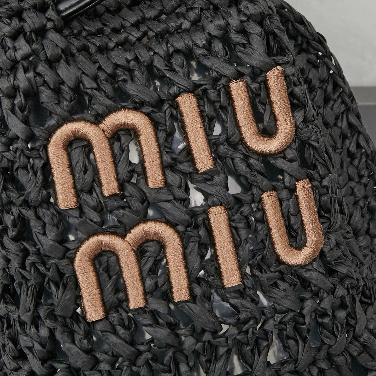 M. M Woven Bucket Bag