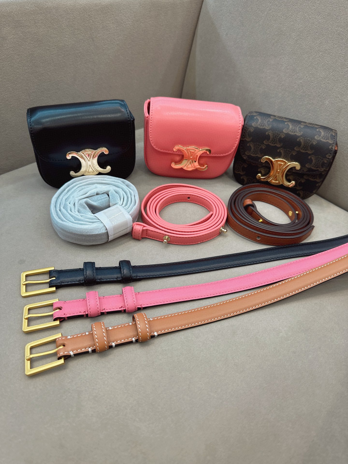 3-in-1 Women's Belt  Pouch Set