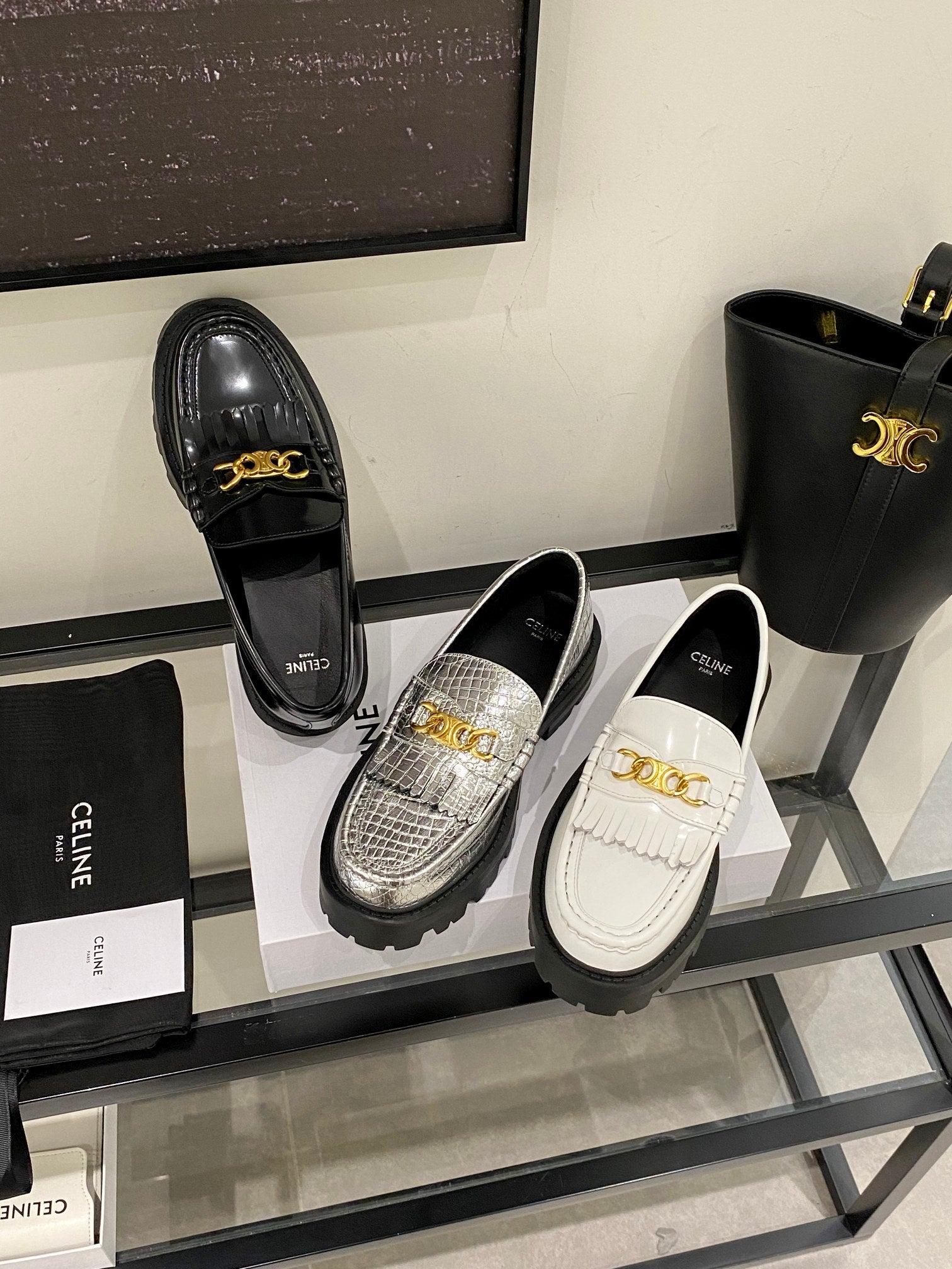 Elegant Thick-Soled Tassel Loafers