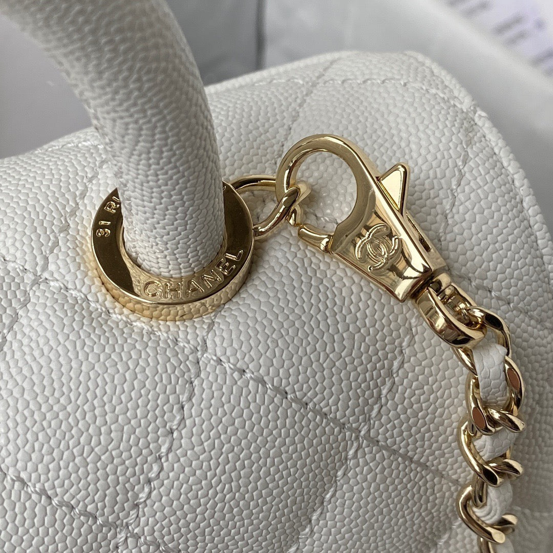 Mini Top Handle Flap Bag (𝑐𝑜𝑐𝑜 ℎ𝑎𝑛𝑑𝑙𝑒)