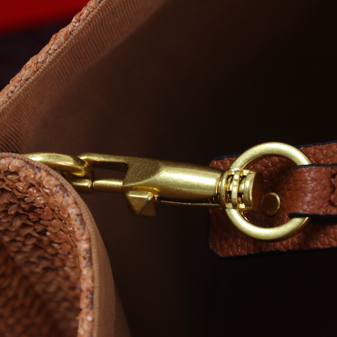 Handwoven Studded Tote Bag