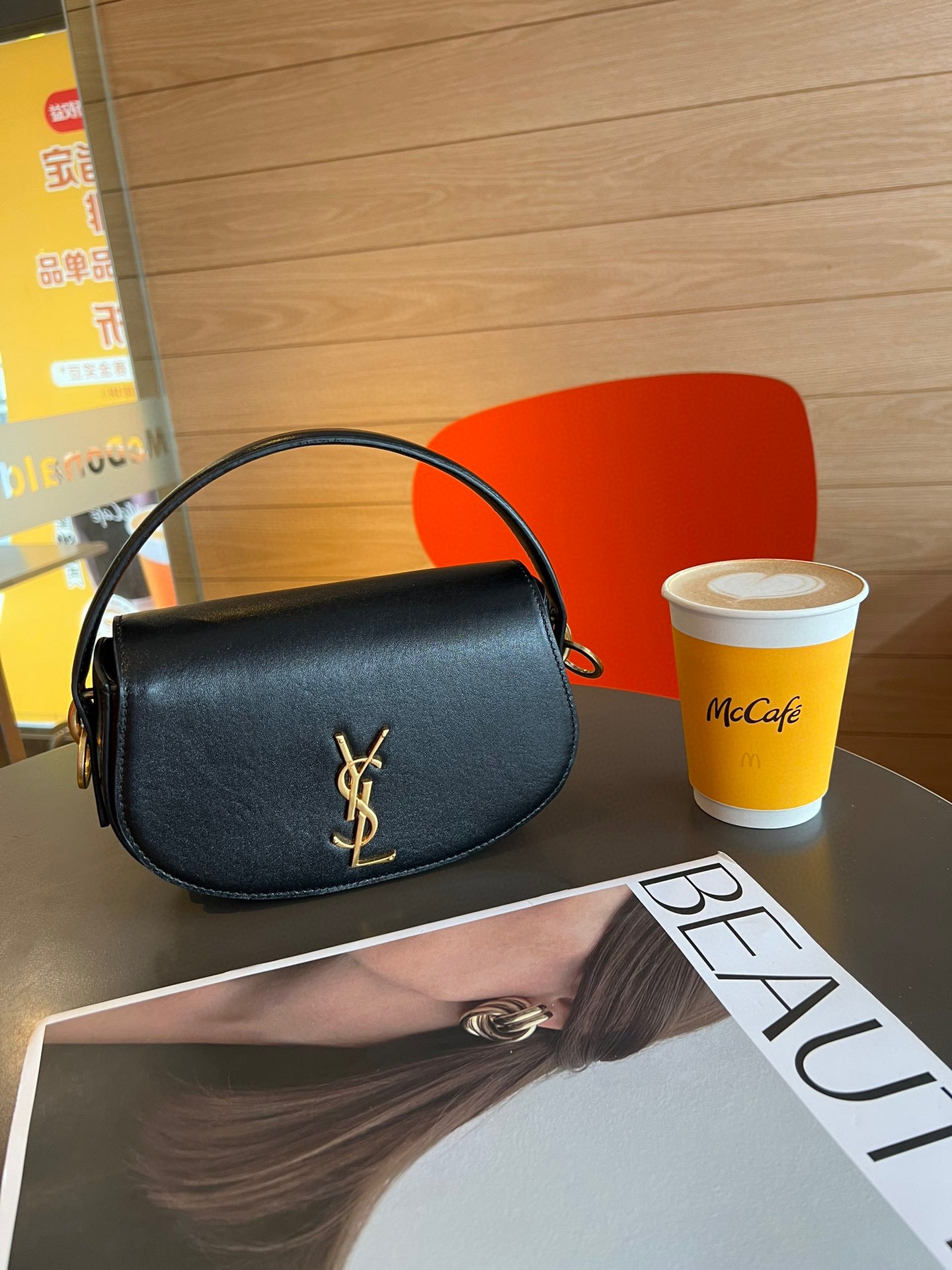 YS Half-Moon Handbag