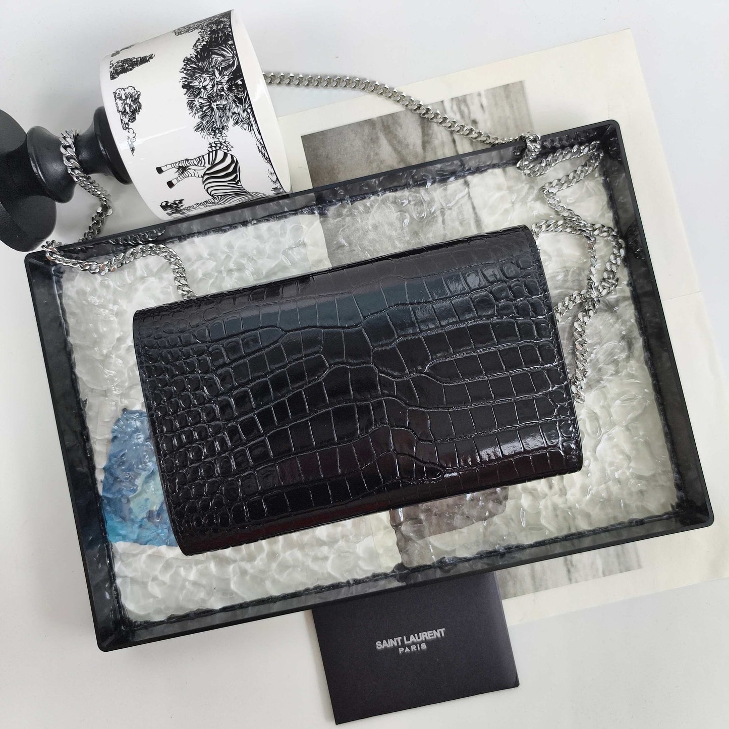 YS Mini Envelope Bag with Chain Strap (Premium quality )