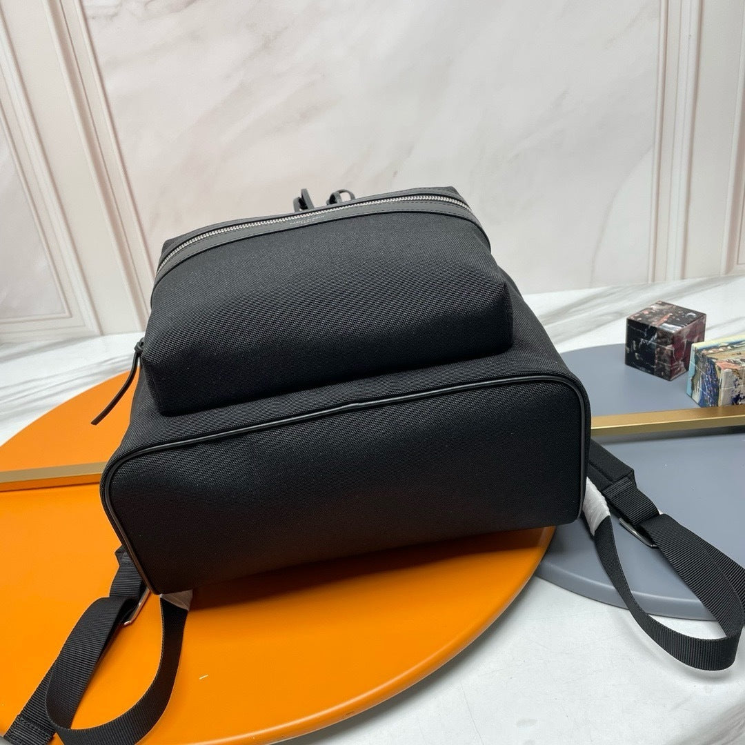 Premium Fabric Backpack – Limited Edition with Italian Leather Accents