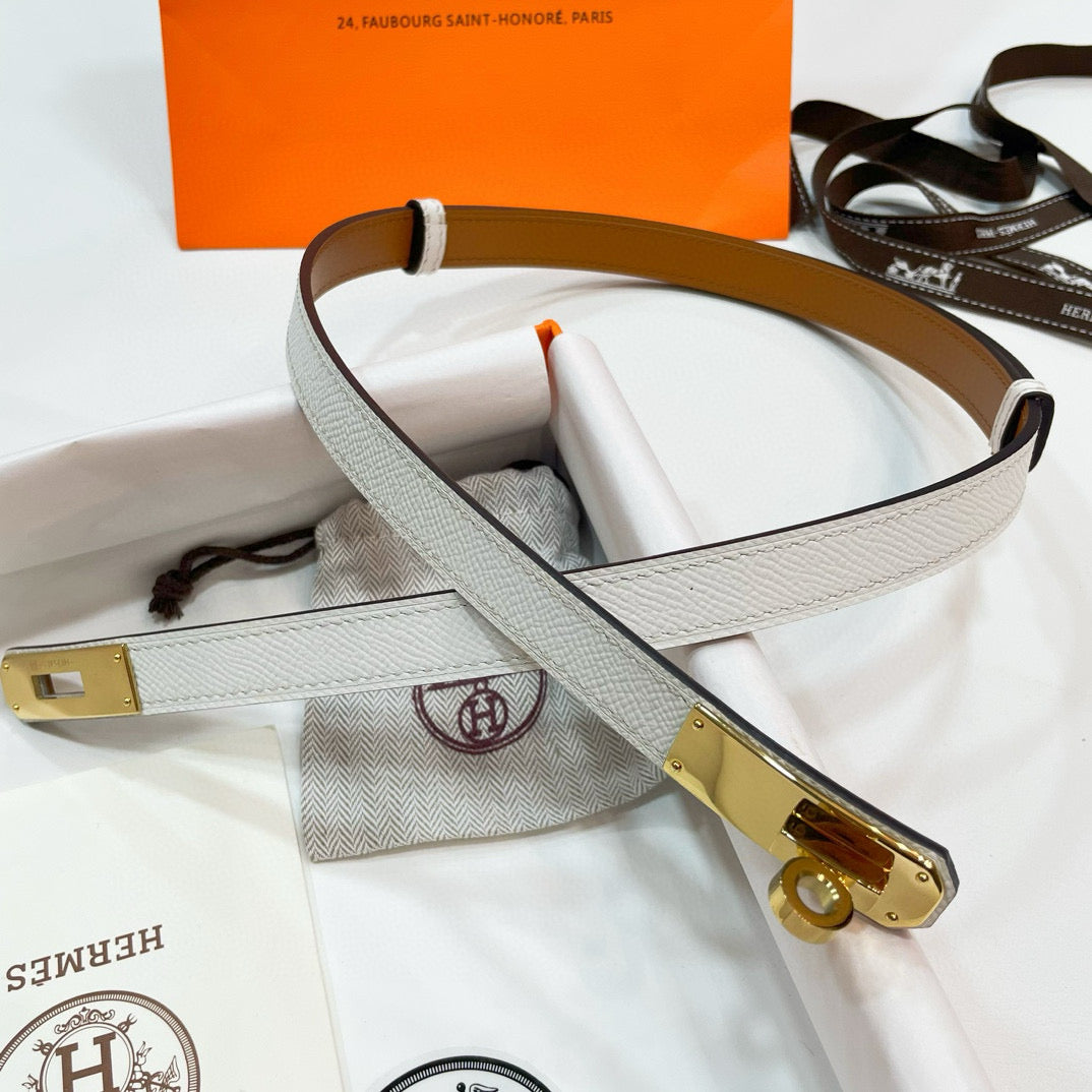 Slim Leather Waist Belt – Adjustable Fit