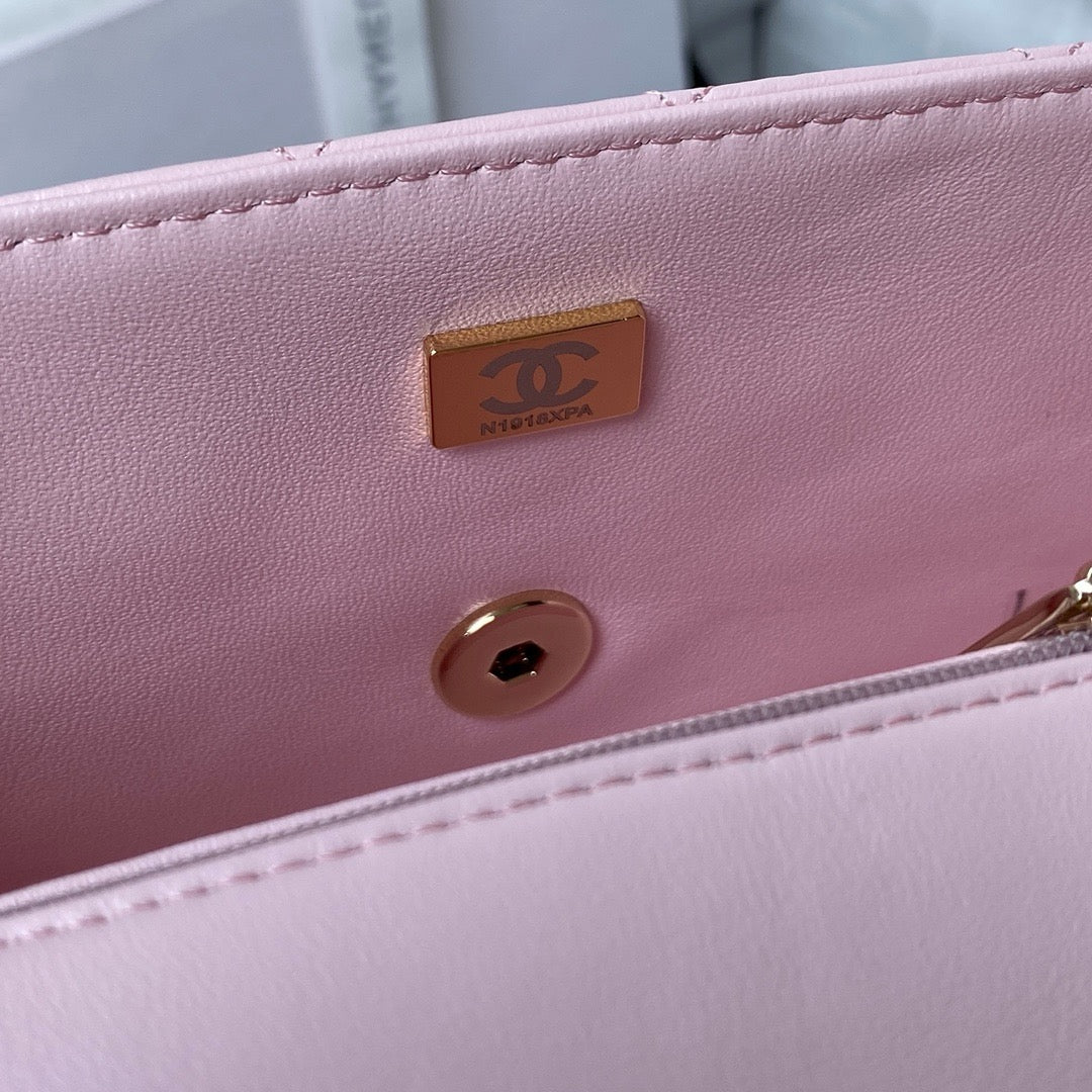 Mini Quilted Handle Flap Bag (Premium Quality)