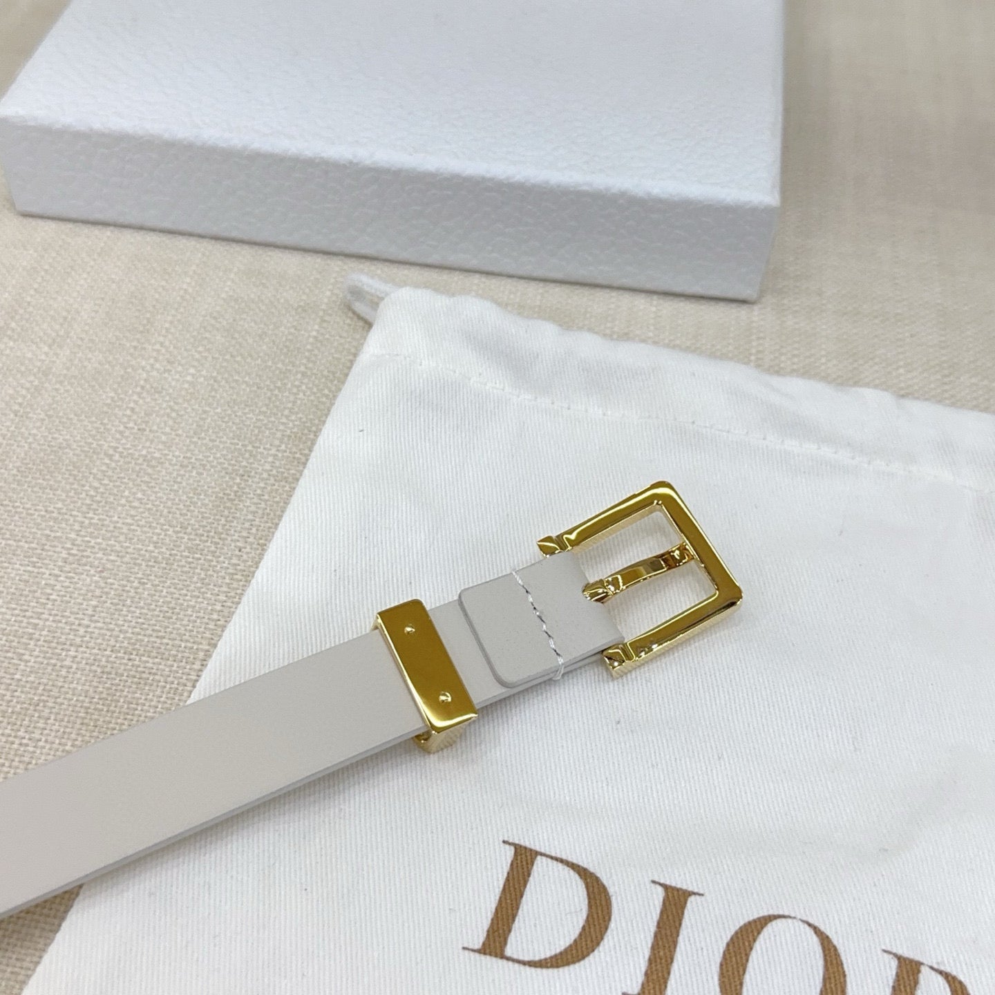 Slim Reversible Leather Waist Belt – 2.0cm