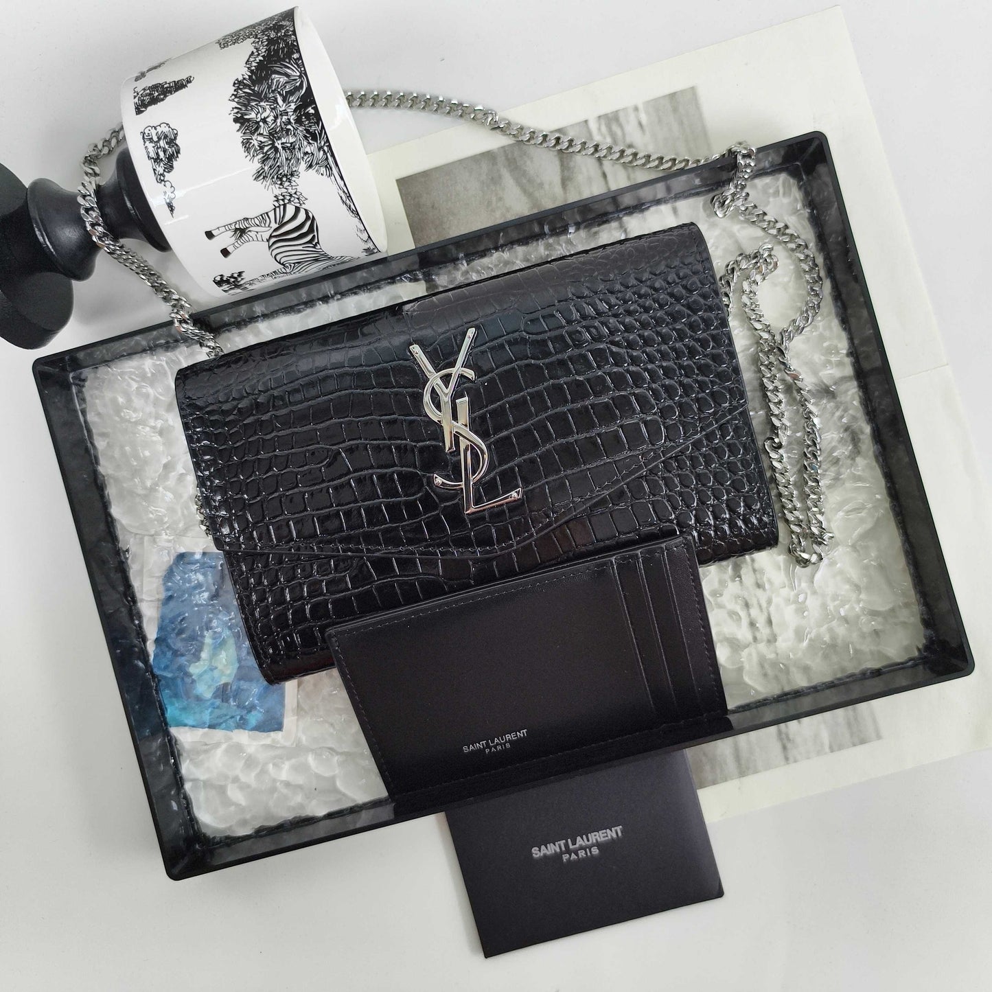 YS Mini Envelope Bag with Chain Strap (Premium quality )