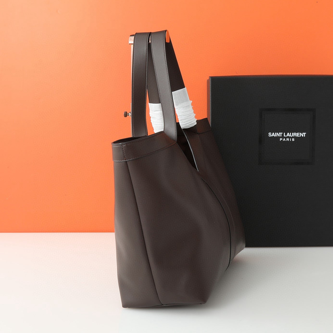 Y Elegant Soft Leather Suede-Lined Tote Bag