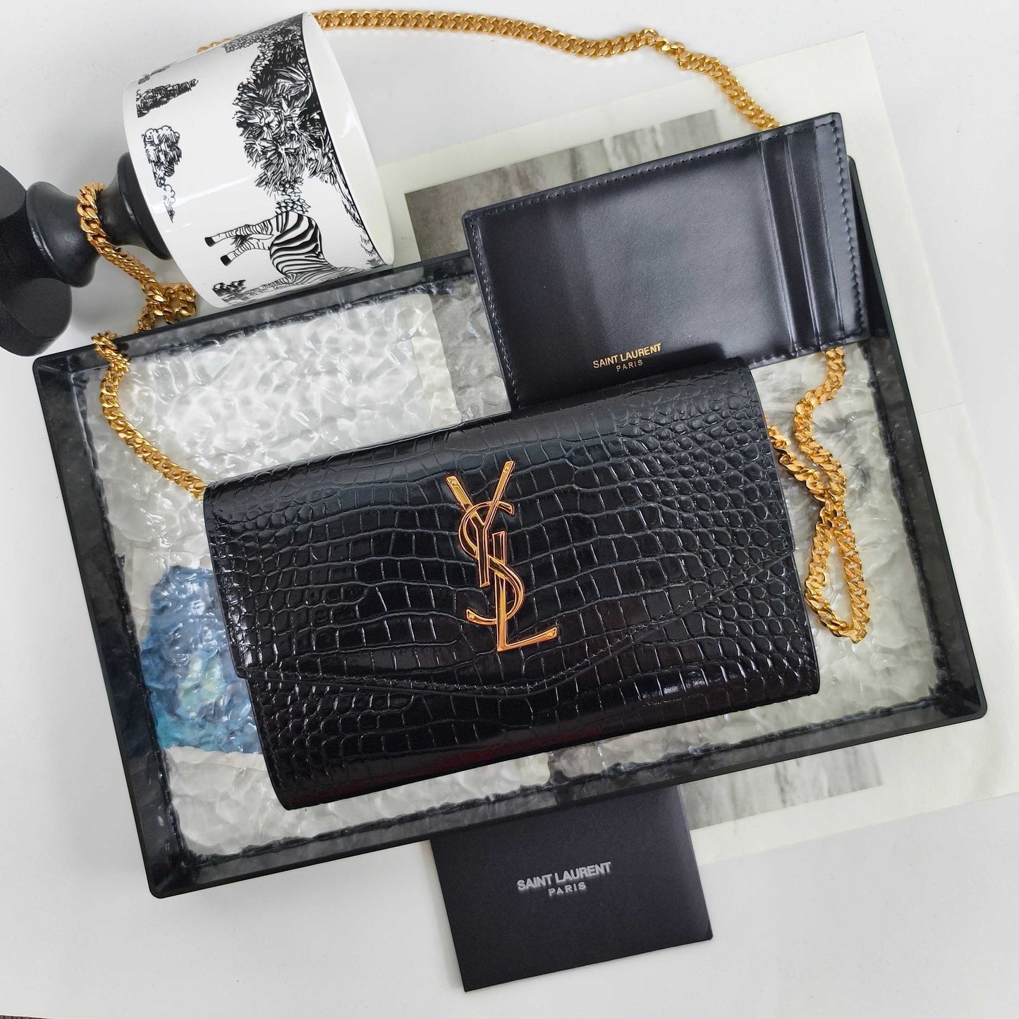 YS Mini Envelope Bag with Chain Strap (Premium quality )