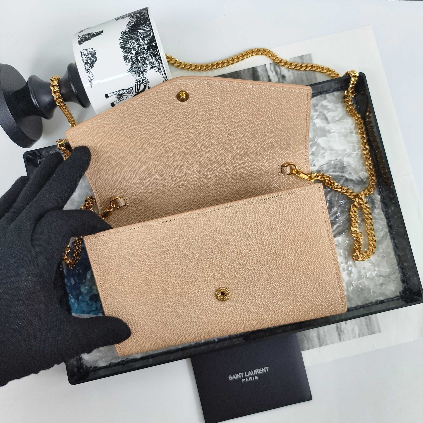 YS Mini Envelope Bag with Chain Strap (Premium quality )