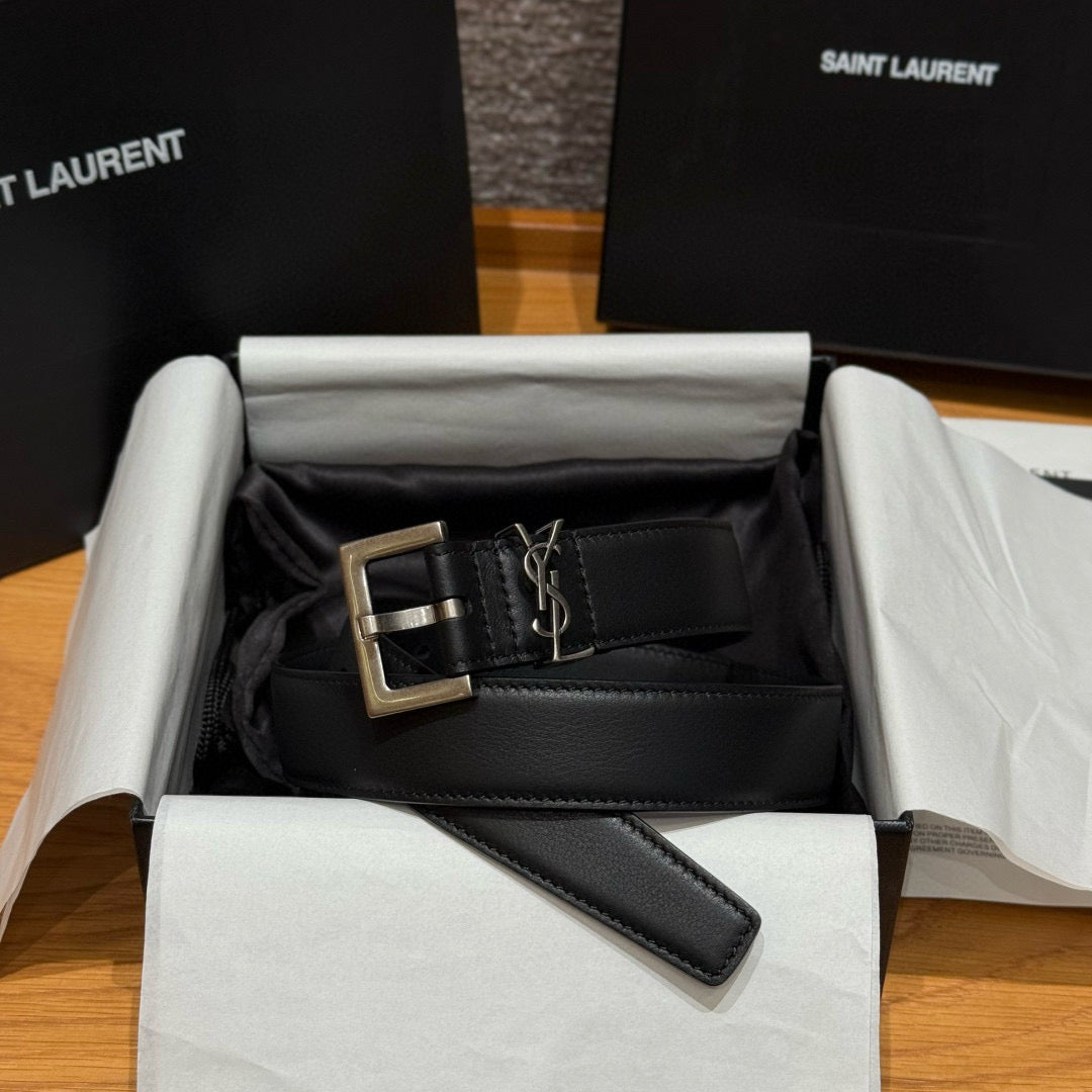 Premium Smooth Calfskin Belt – 3.0cm